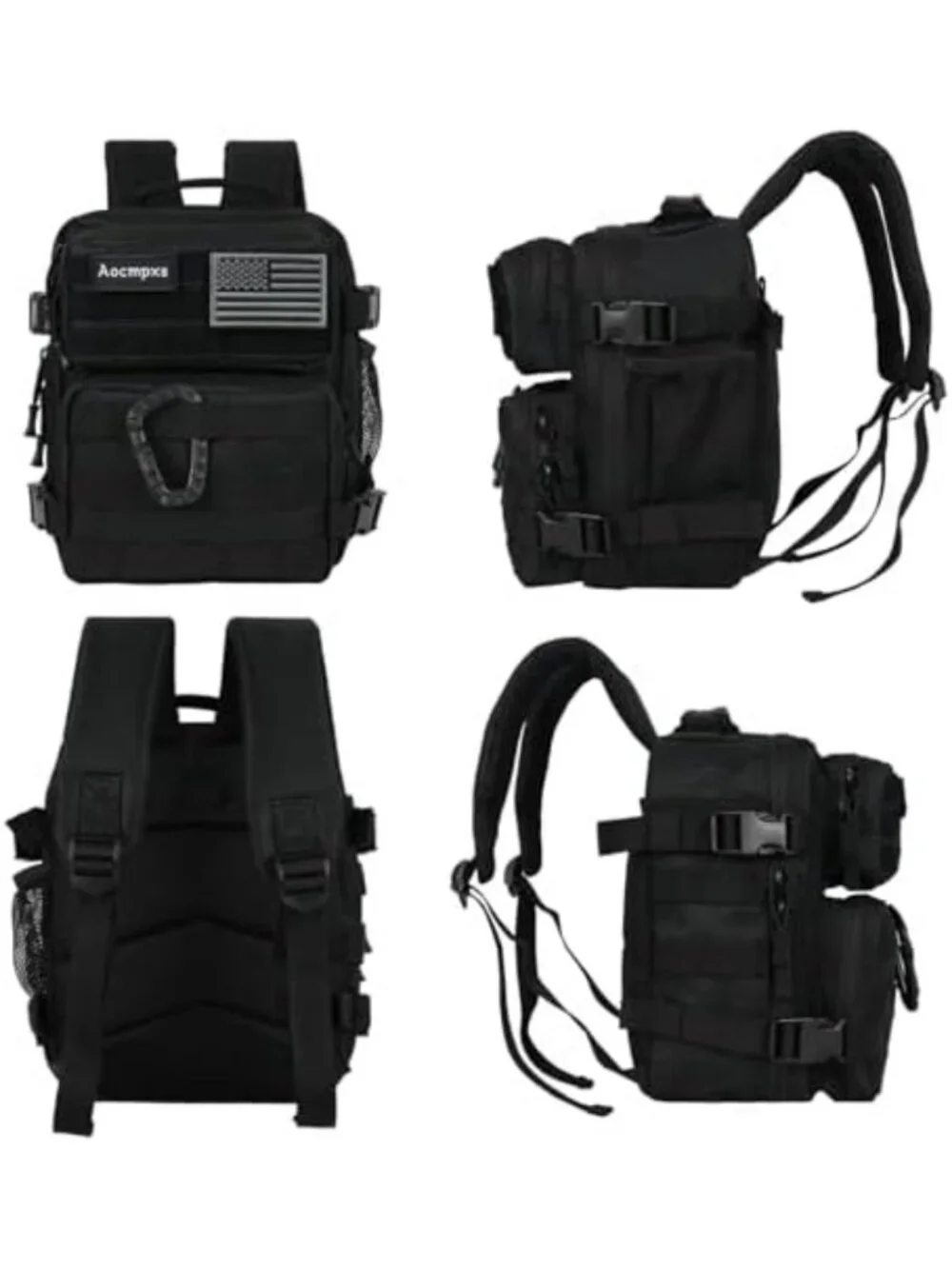 Mini Tactical Backpack 9L - Small Gym Bag for Men & Women, Molle Military Pack